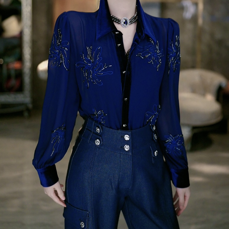 11-10【明星出街】重工时尚气质百搭设计师款直筒裤