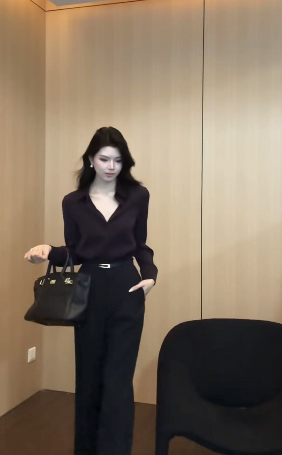 少量现货【雨月雾屿】高级感时尚气质洋气百搭显瘦裤子0081款