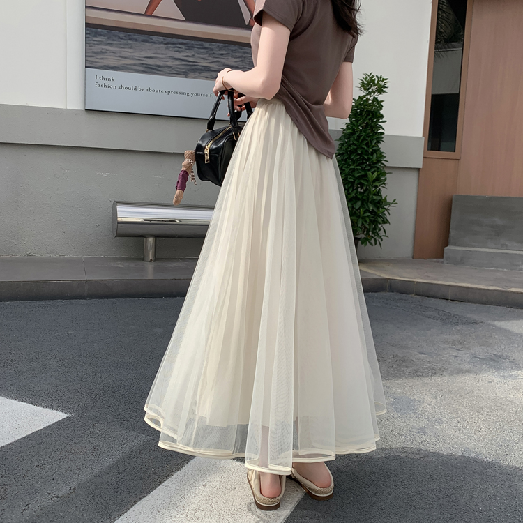 （551-600）温柔风半身裙蕾丝显瘦气质裙长裙网纱裙蛋糕裙