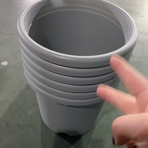 树脂四季5号灰白无托6个微瑕