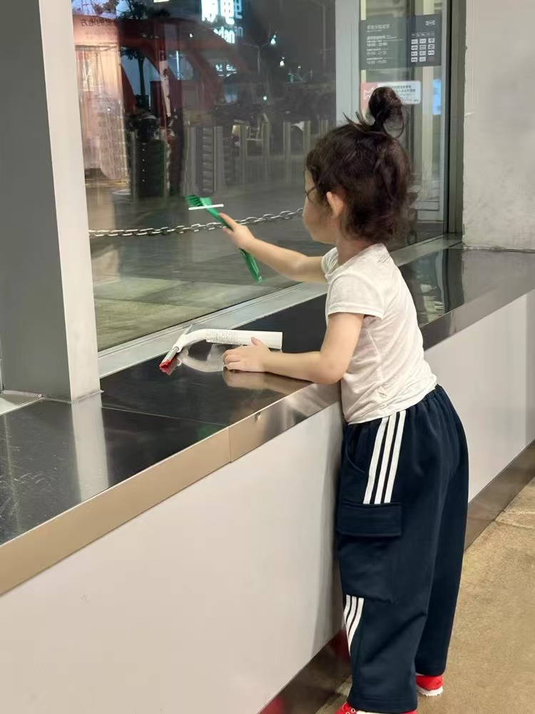 《现货》韩版男女同款2025年秋季新款休闲百搭条纹T恤休闲裤套装