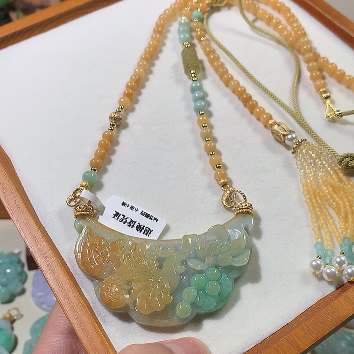 颈饰未镶嵌翡翠翡翠吊坠