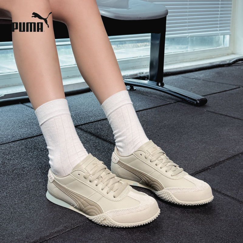 PUMA彪马女鞋Bella低帮休闲运动鞋复古简约薄底鞋轻便T头鞋405256