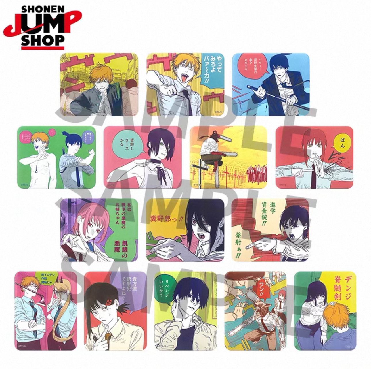 【电锯人】Jump名场面原画方吧唧 徽章盲盒代拆 未成年禁止下单