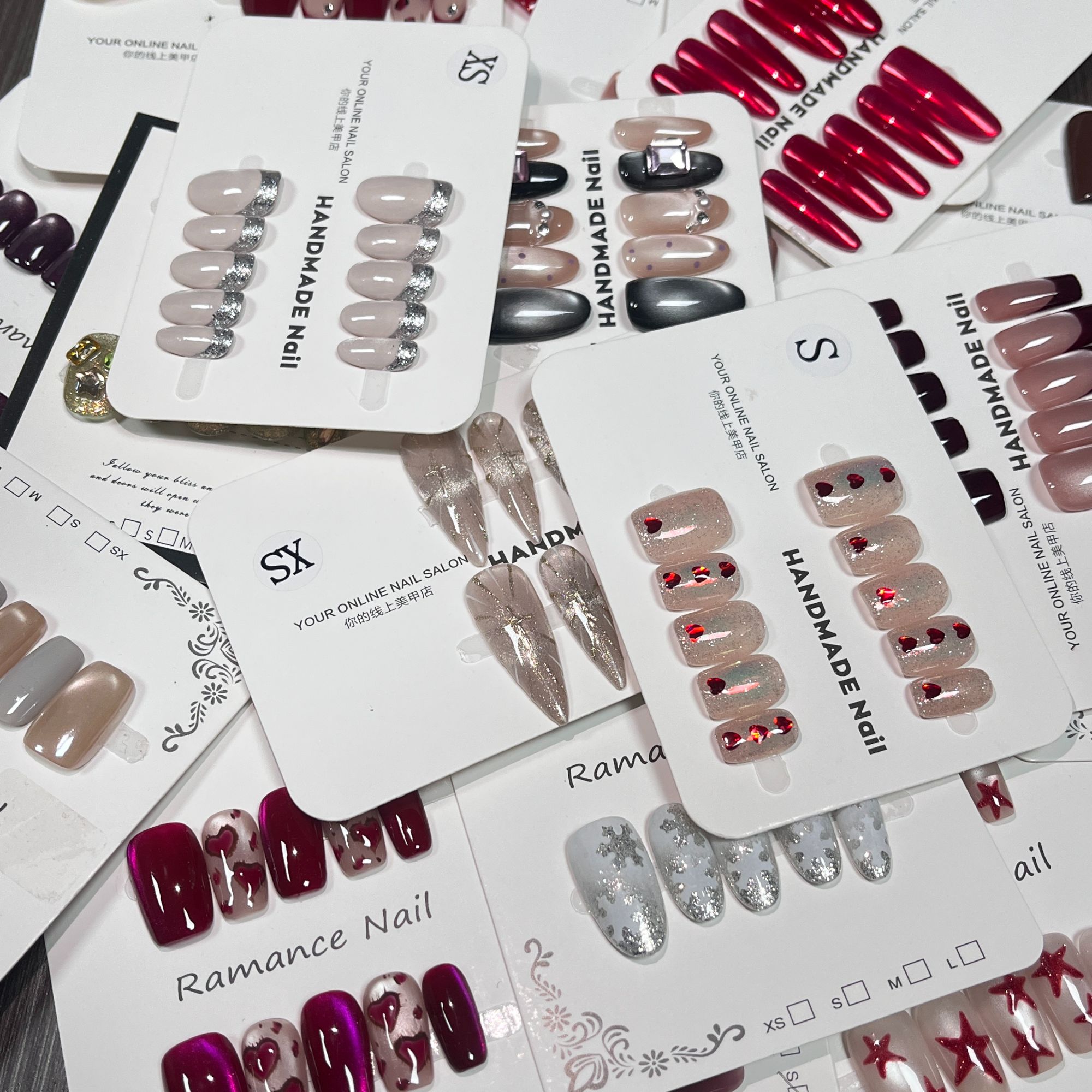 【新款福利1331-1399】纯手工穿戴甲 默认微瑕完美主义者慎拍