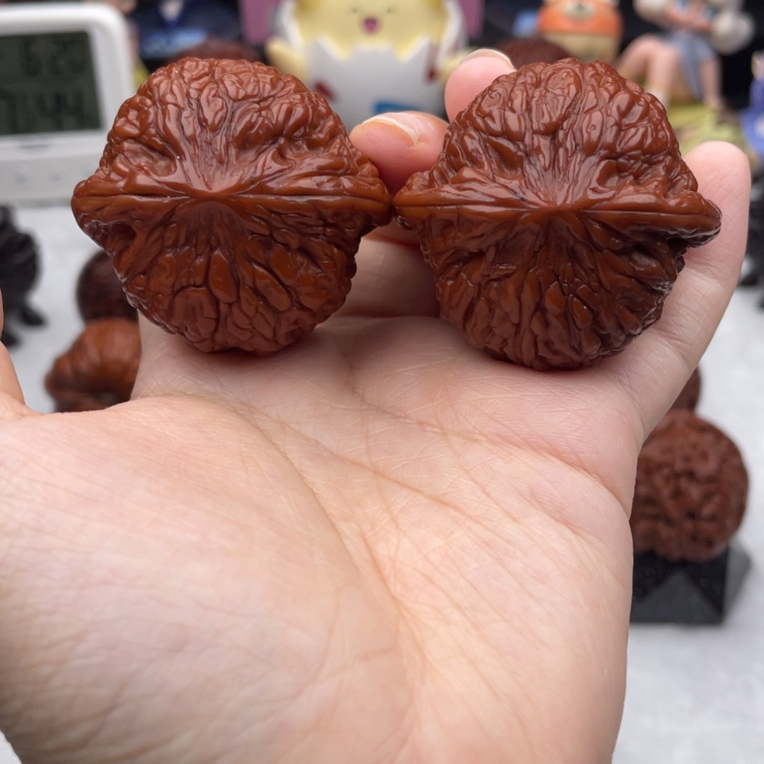 文玩核桃把件44绣球