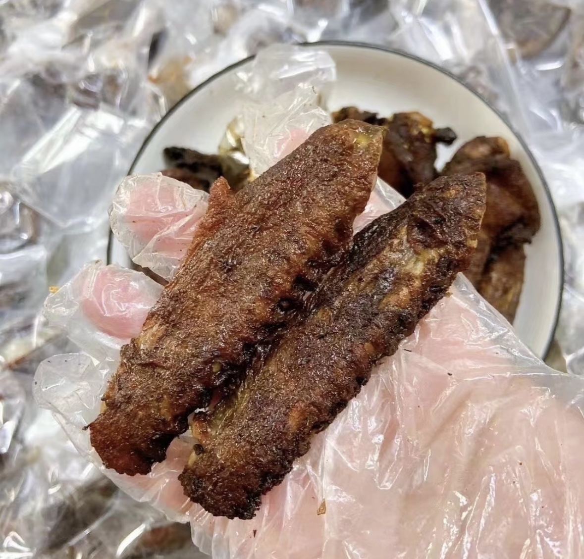 顺丰包邮陆丰特产东海咸鸭翅 炸鸭翅咸香吃配饭下酒追剧必备 