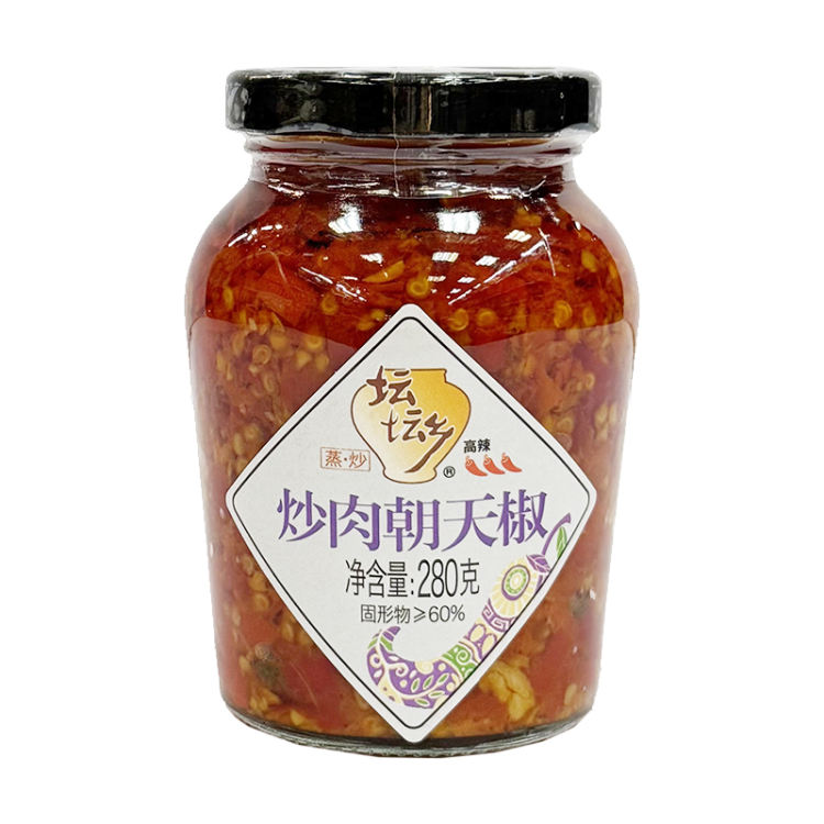 坛坛乡 炒肉朝天椒280g/瓶