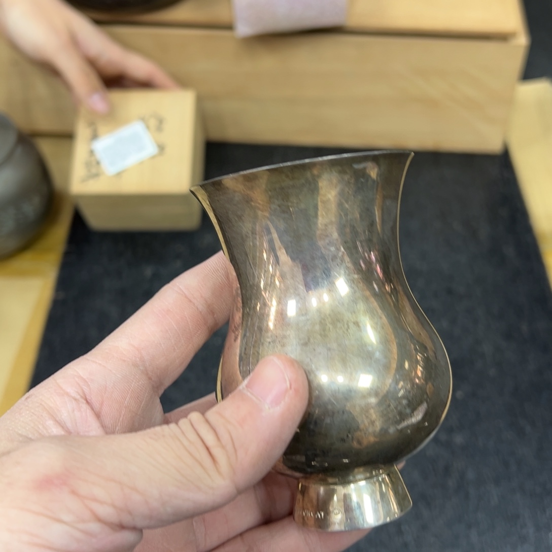 用***1铜日本中古工艺品摆件