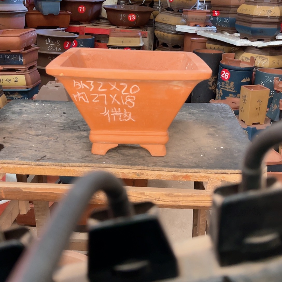 紫砂花盆斗四方盆一个