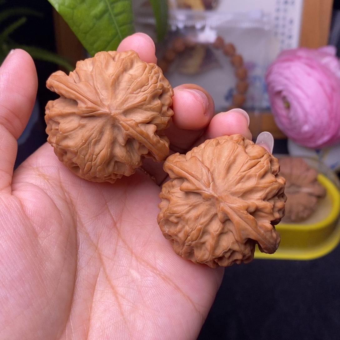 文玩核桃把件43龙鳞纹