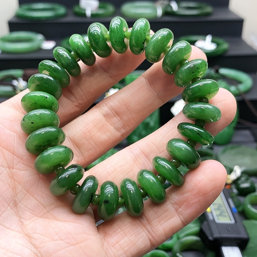 【闪购商品】和田玉（碧玉）手链未镶嵌