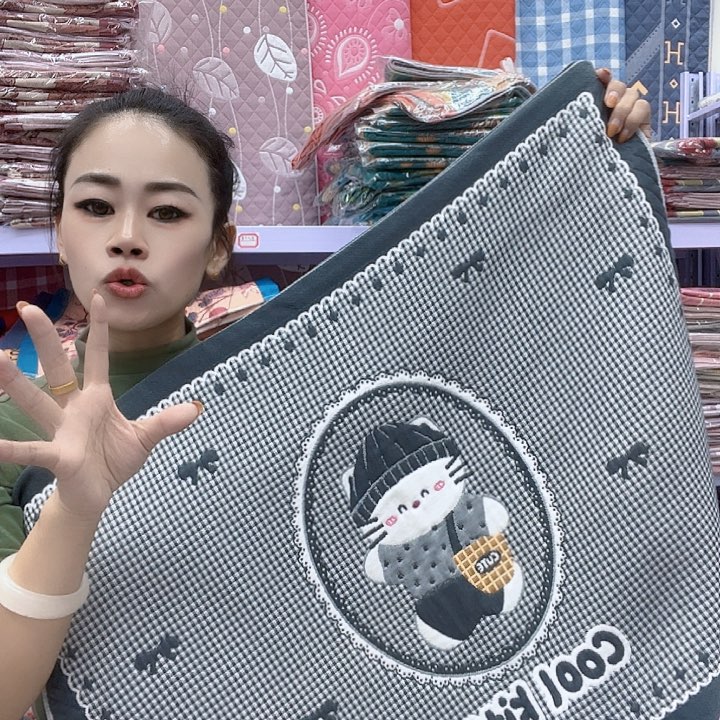 棉灰色小白猫纯棉