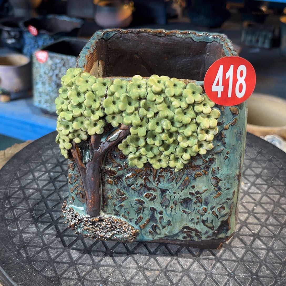 微瑕418 号陶然花器手工花盆