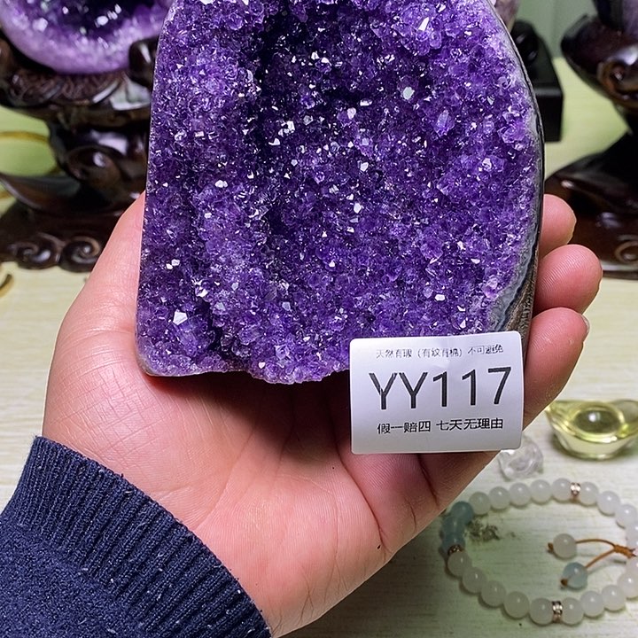 水晶天然水晶家居办公摆件未镶嵌