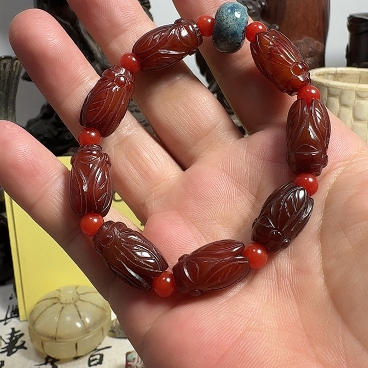 玛瑙/玉髓未镶嵌手链