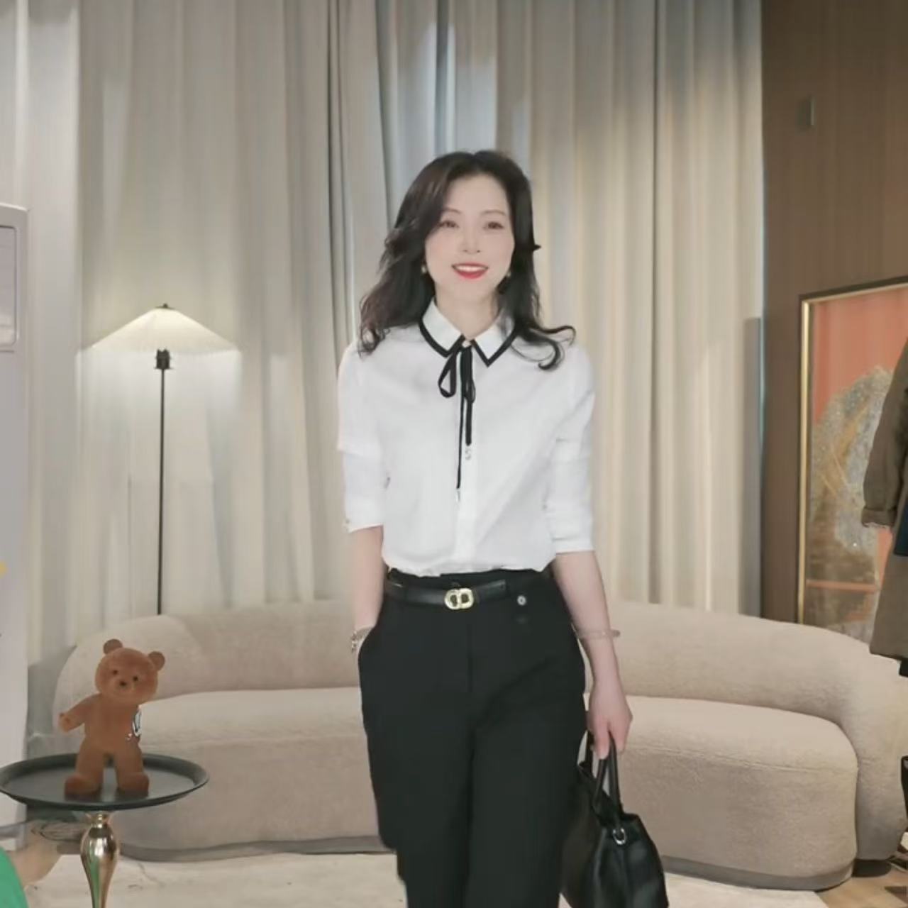 【断码清仓】织带蝴蝶结衬衫