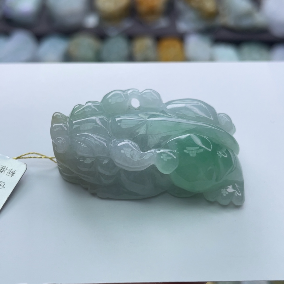 翡翠颈饰未镶嵌貔貅