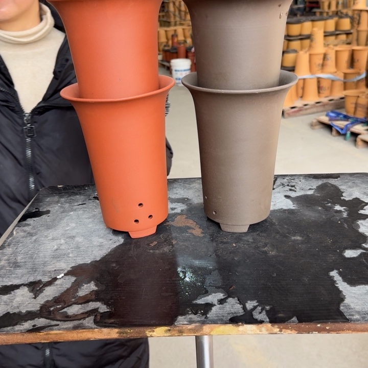 紫砂花盆 高度21口径15