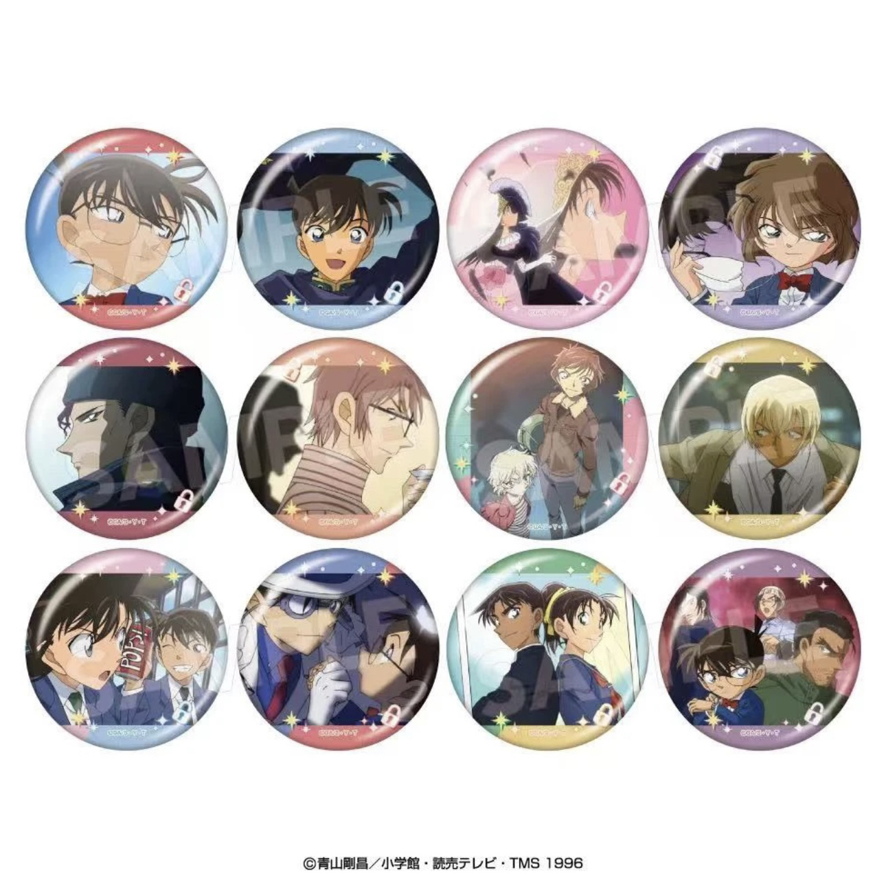 【拆包】日版名侦探柯南蜜语系列吧唧透卡 盲盒代拆