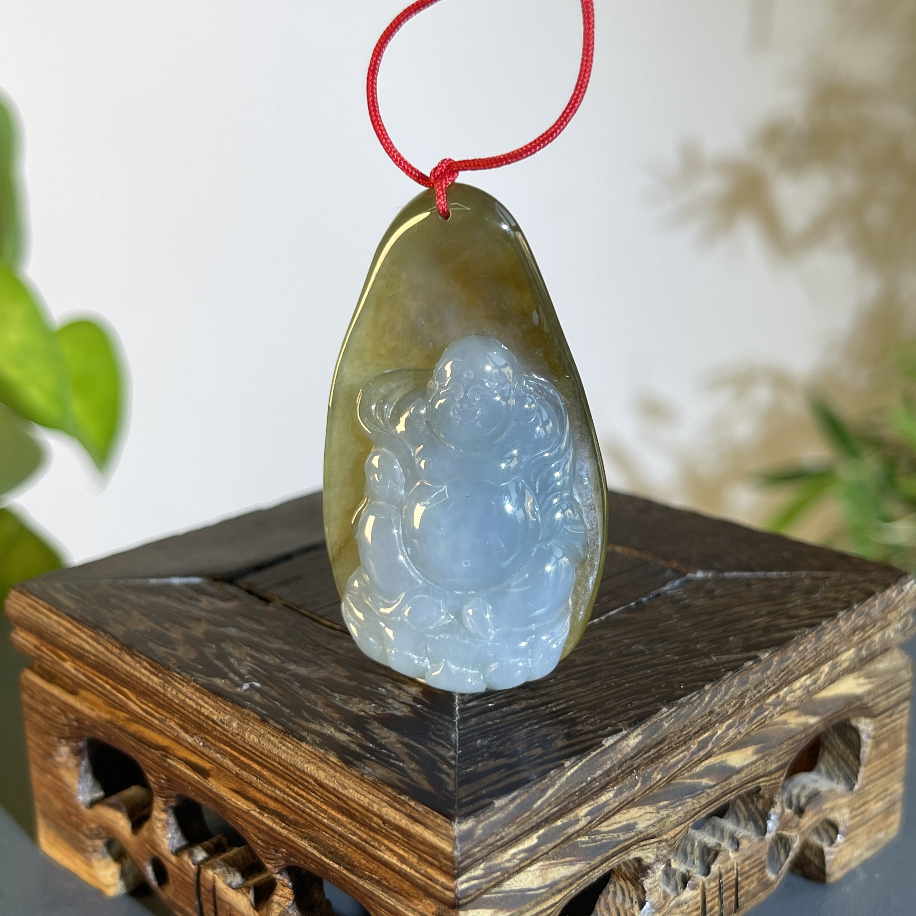 JTW04-129 天然缅甸翡翠A货 大肚佛