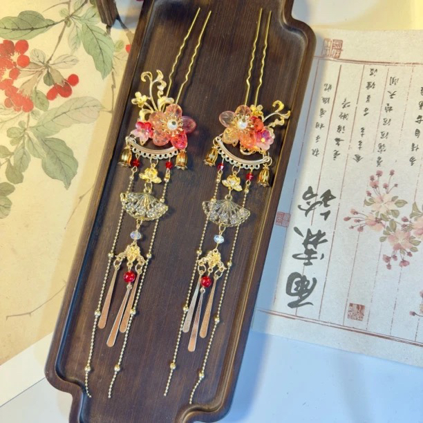 金红【有香如故】古风汉服配饰