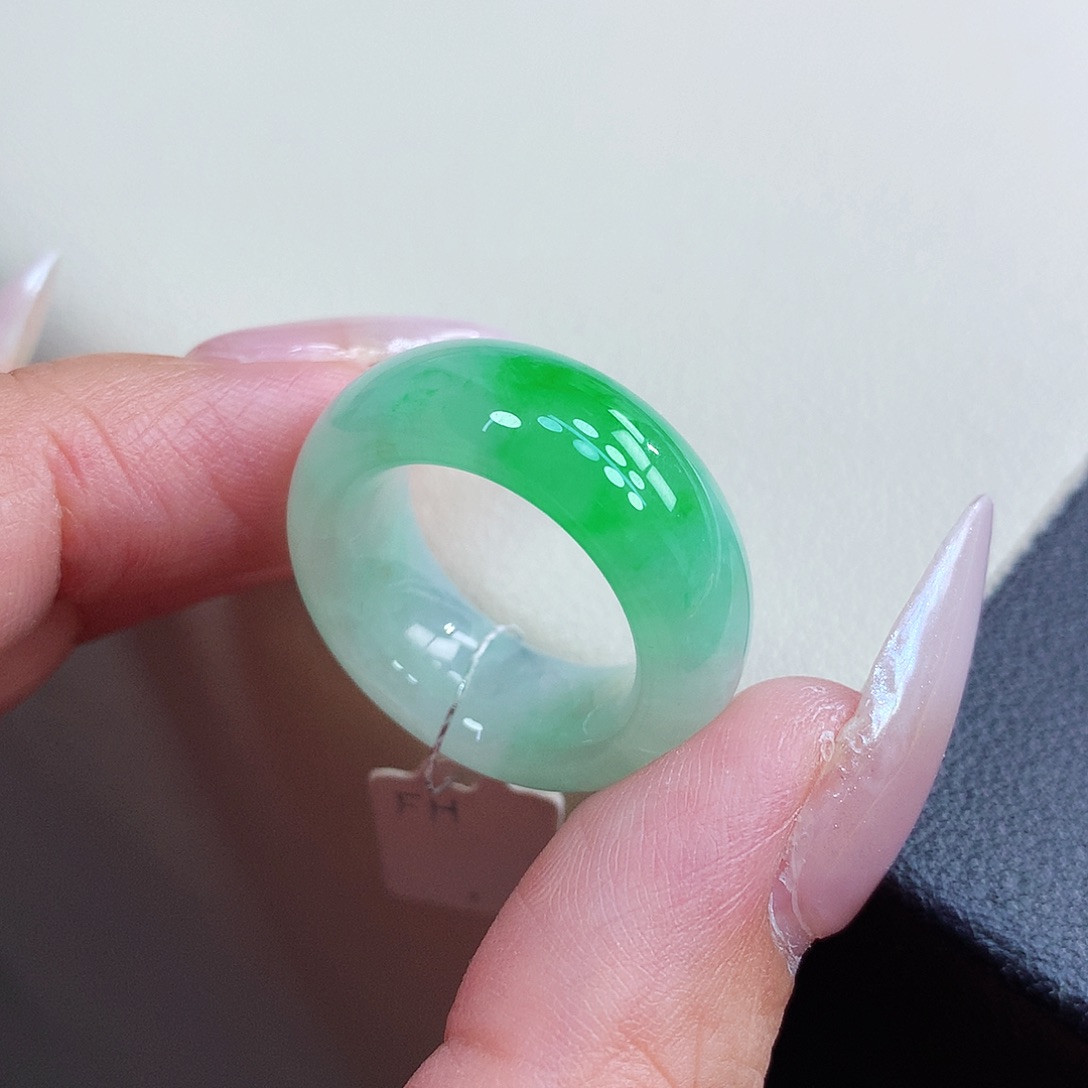 未镶嵌戒指翡翠18号