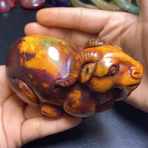 白玉菩提吊坠摆件