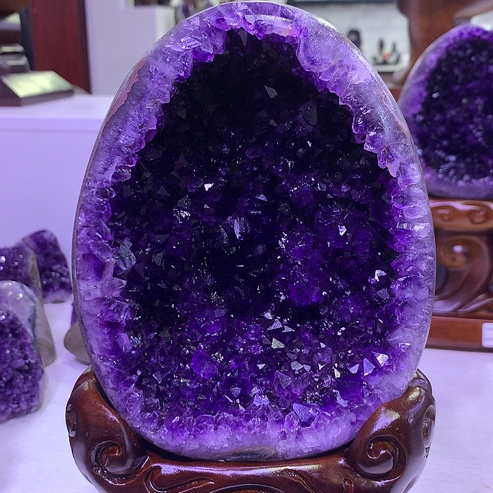 紫晶大型摆件（非配饰）未镶嵌G*D蛋