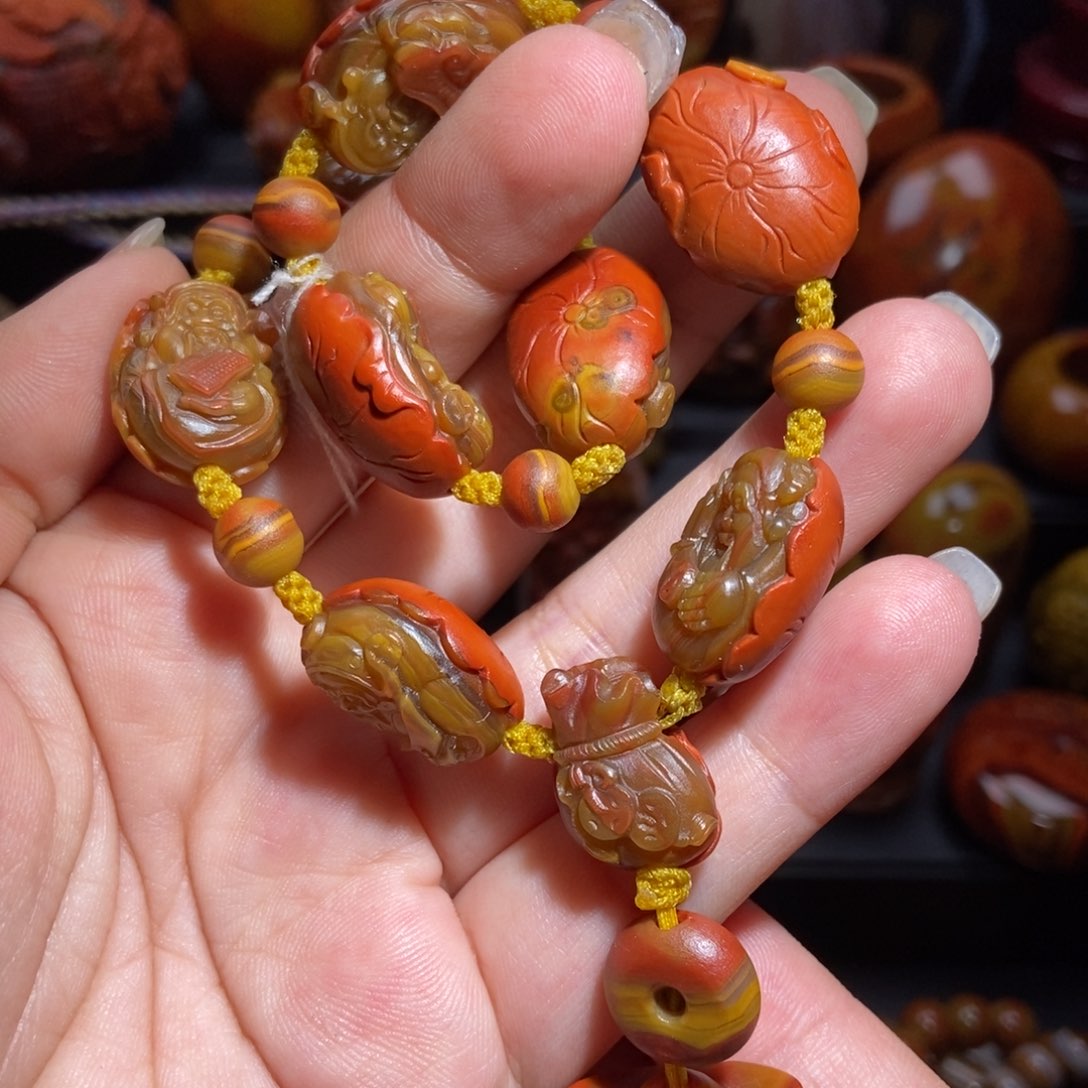 玛瑙/玉髓手持未镶嵌