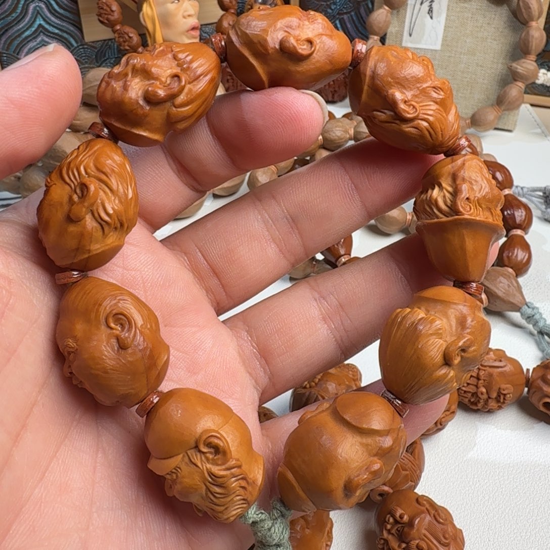 手串/手链橄榄核橄榄核雕手串百味人生
