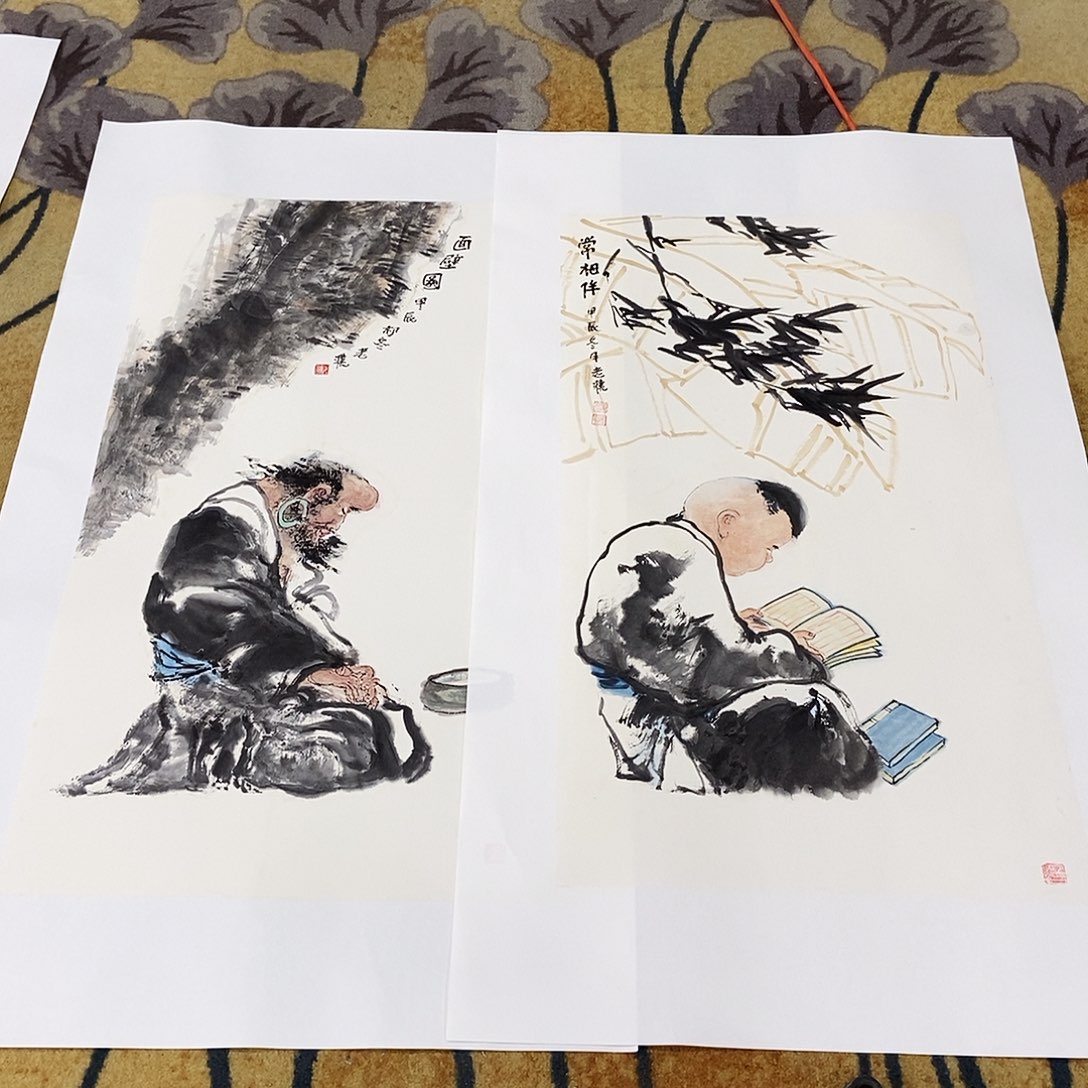 国画南*50/100濮磊手绘画心