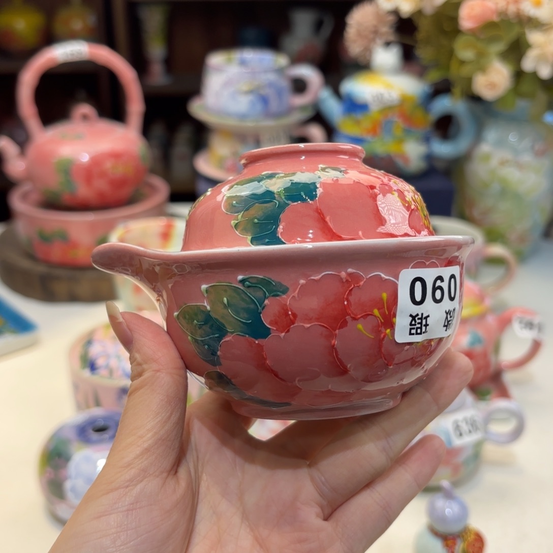 景德镇手绘高温釉下彩陶瓷茶具