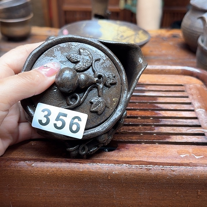 纯手工制作粗陶茶具