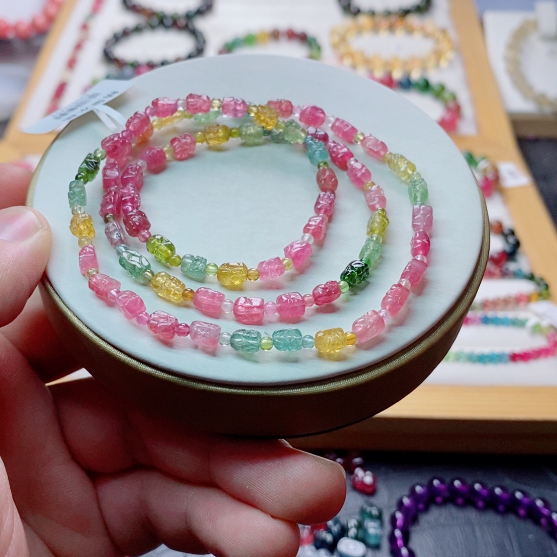 碧玺手链未镶嵌碧玺