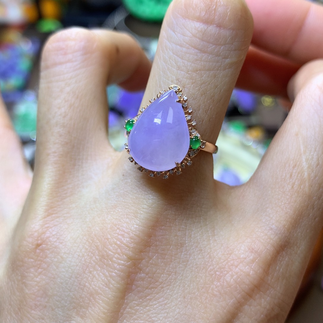 【闪购商品】翡翠颈饰18K金镶嵌翡翠