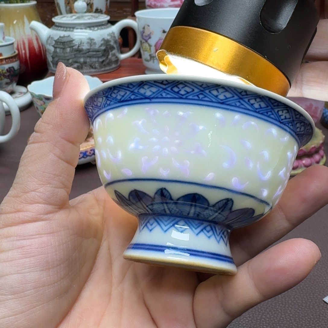 瓷片景德镇仿古手工制作精品展示