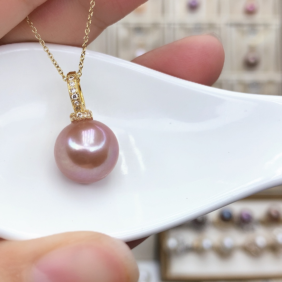 淡水珍珠颈饰合金