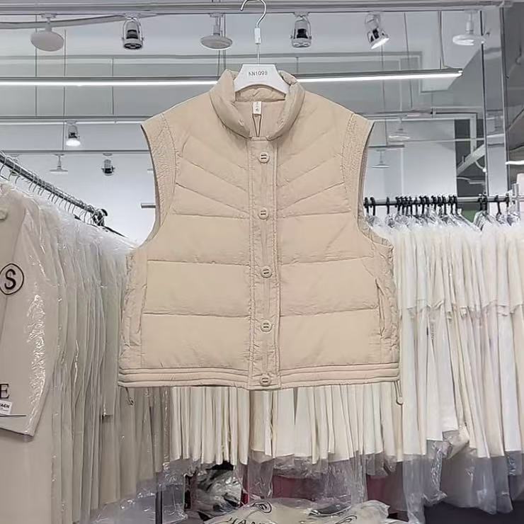 【轻奢•紫衍】NN1098-时尚女装设计感羽绒马甲显瘦休闲百搭气质百搭