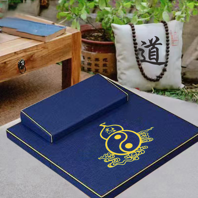 【龙门妙语定制】椰棕双盘打坐垫 加厚冥想坐垫 四季用隔寒透气地垫