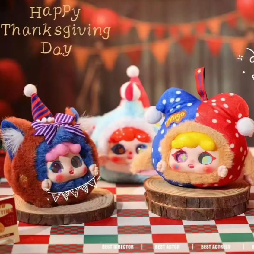 【直播拆盒】MIGO马戏团梦境毛绒挂件盲盒挂件