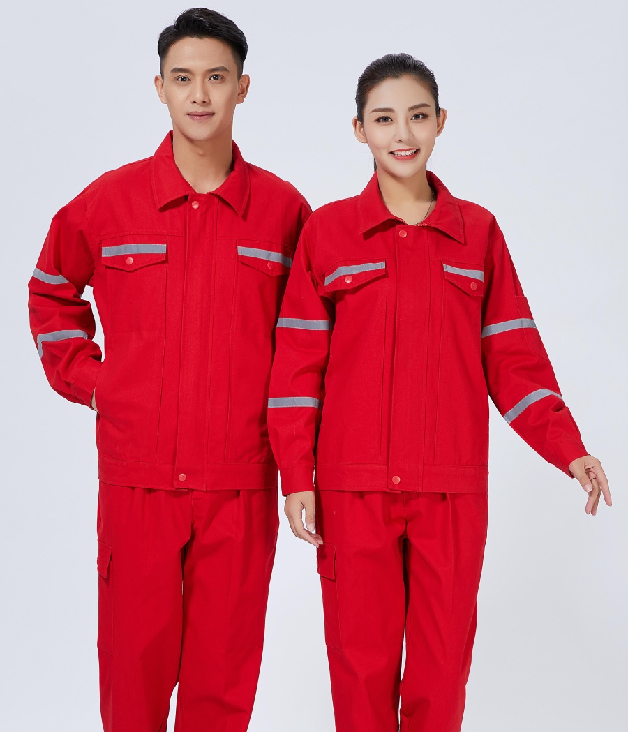 纯棉加厚内包边工装电焊工男装制服厂服秋冬环卫汽修服套装工作服