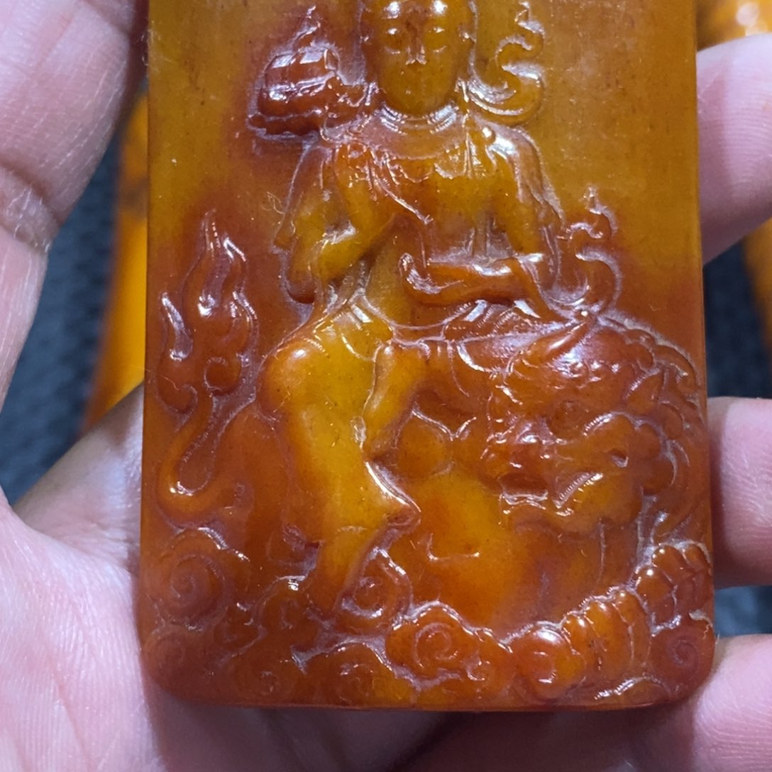 滴血莲花菩提吊坠