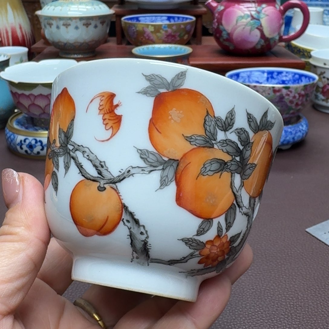 瓷片景德镇仿古手工制作精品展示