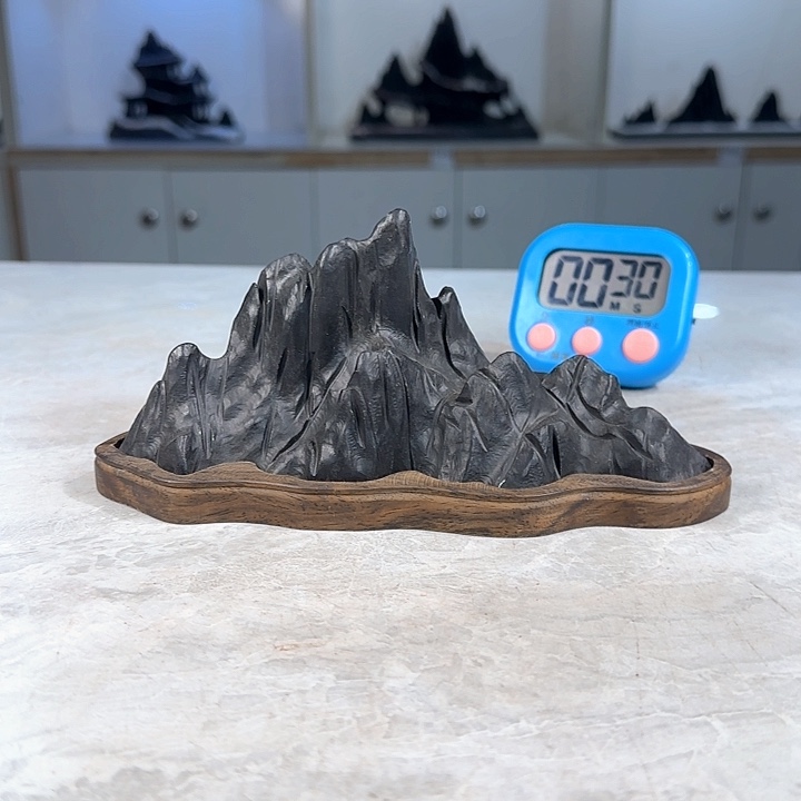 奇石茶宠鱼缸文房摆件 西****馆