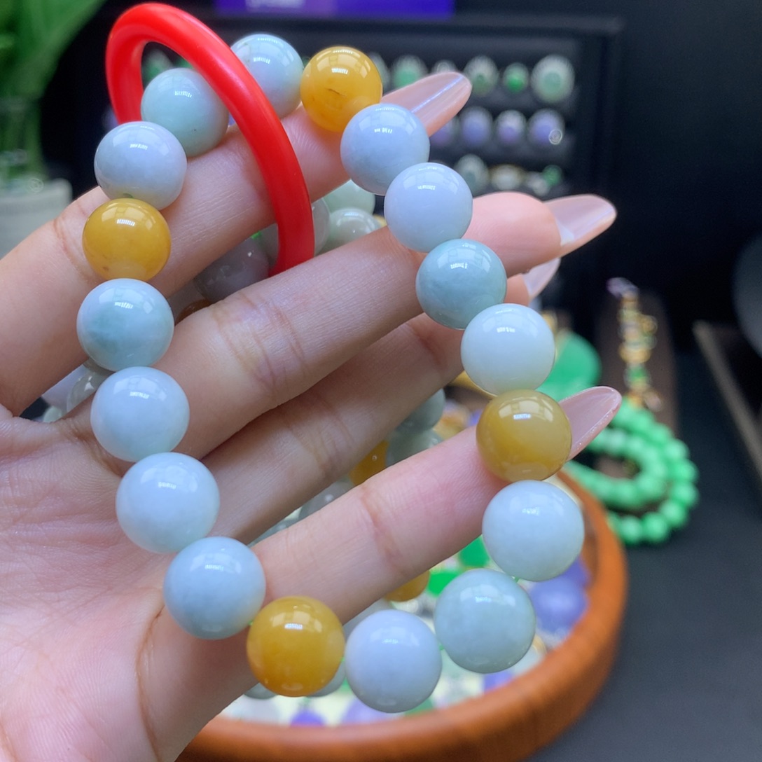 翡翠未镶嵌颈饰天然