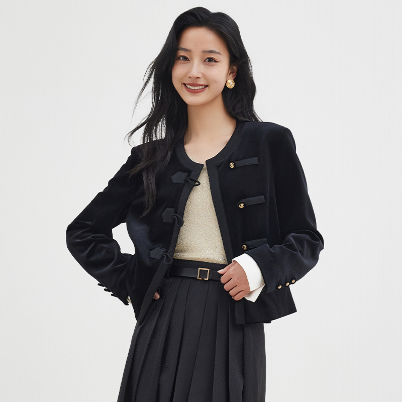 【尚雅】佳人苑外套秋季新款J433091