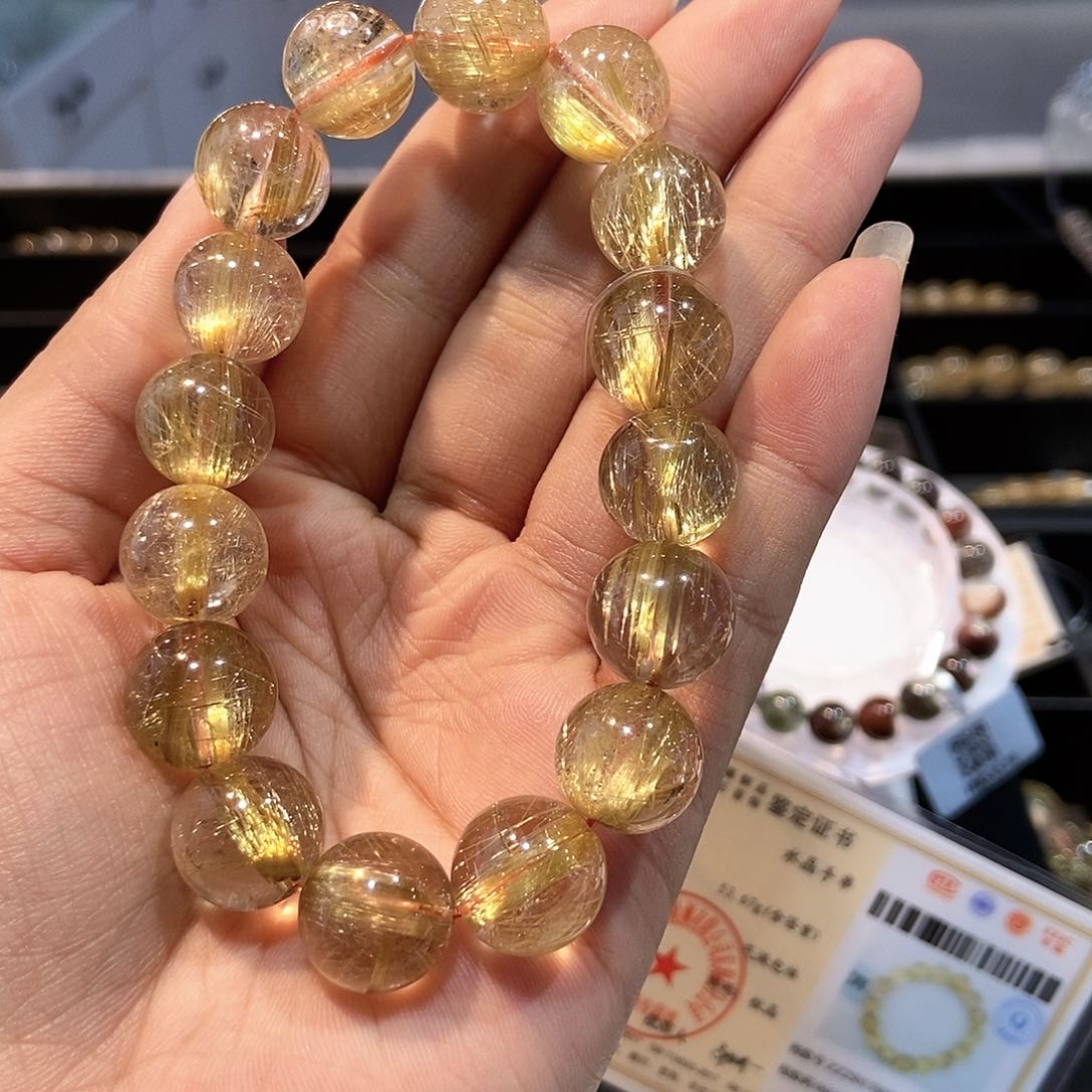 水晶手串未镶嵌手串