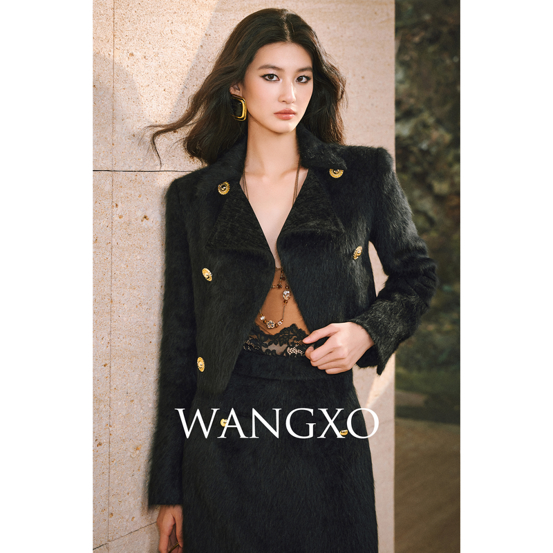 WANGXO  长毛呢雪尼尔套装2551308W