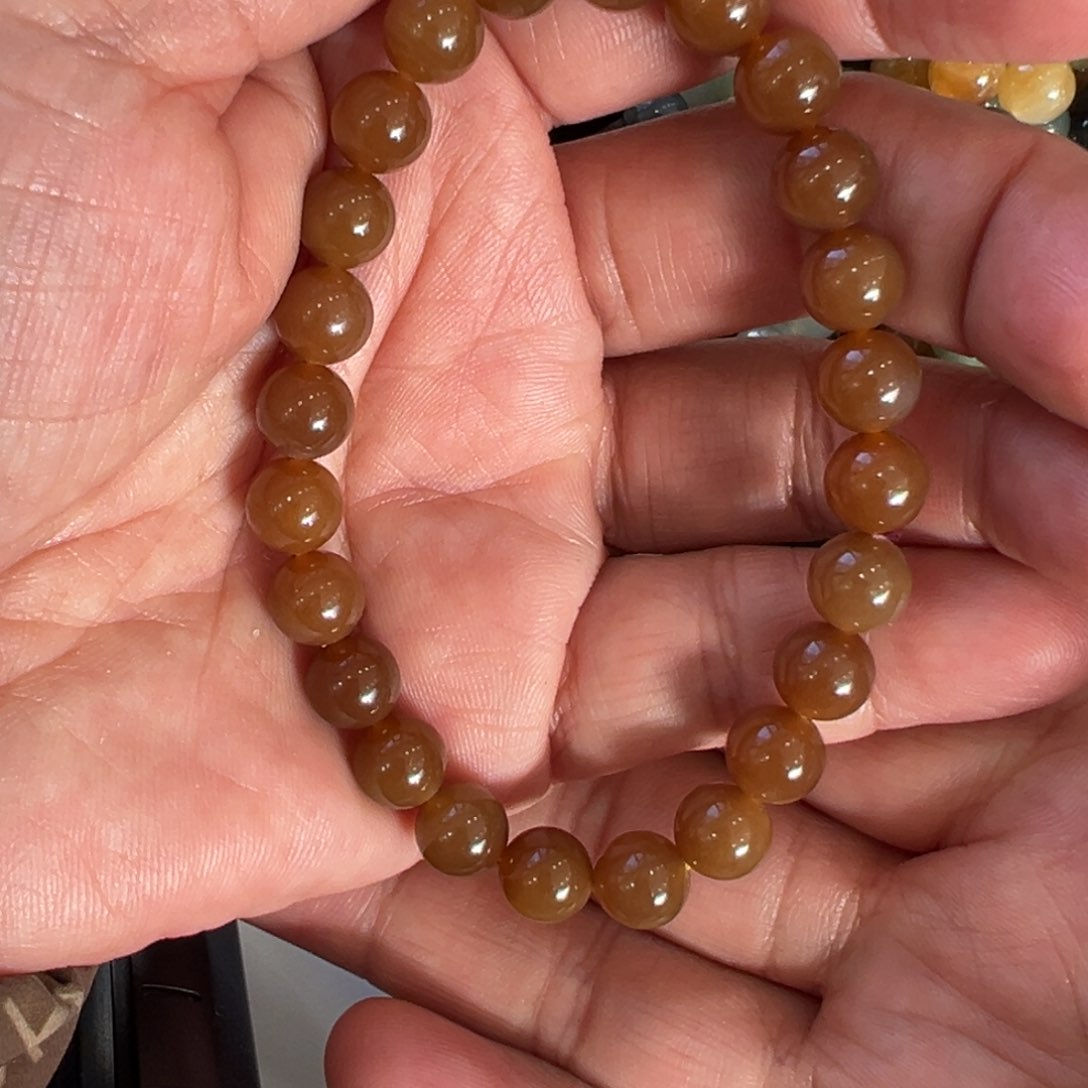 未镶嵌手链和田玉（糖玉）